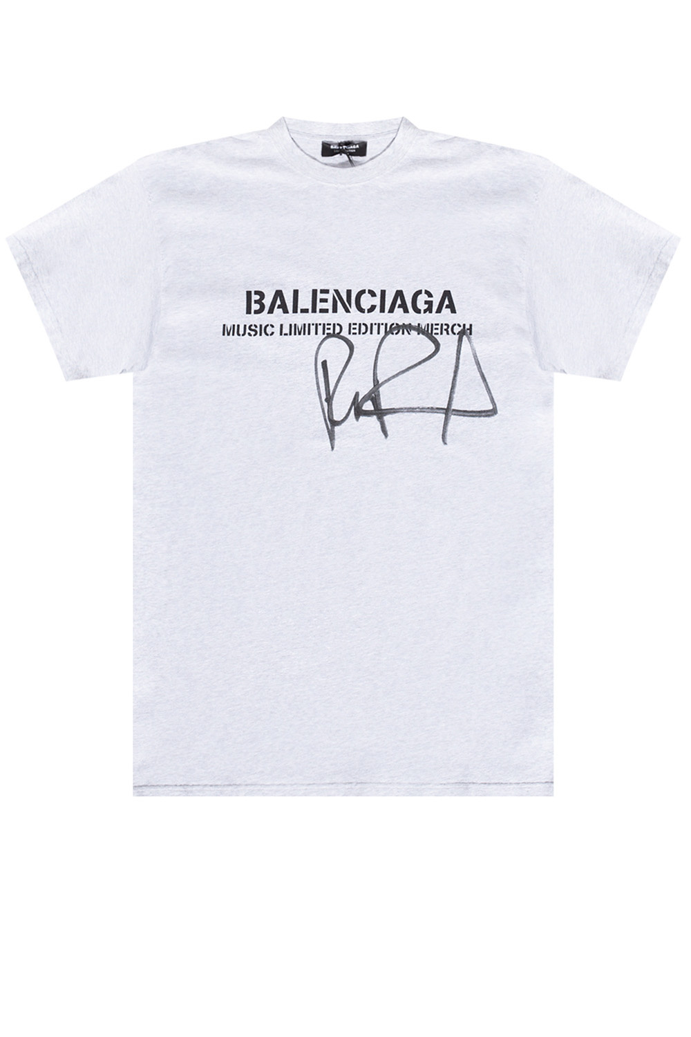 Tee shirt balenciaga bleu hot sale